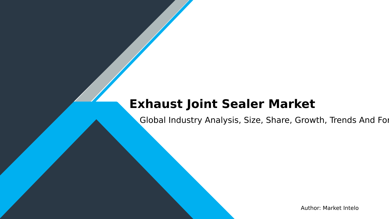 Exhaust Joint Sealer Market Research Report 2033