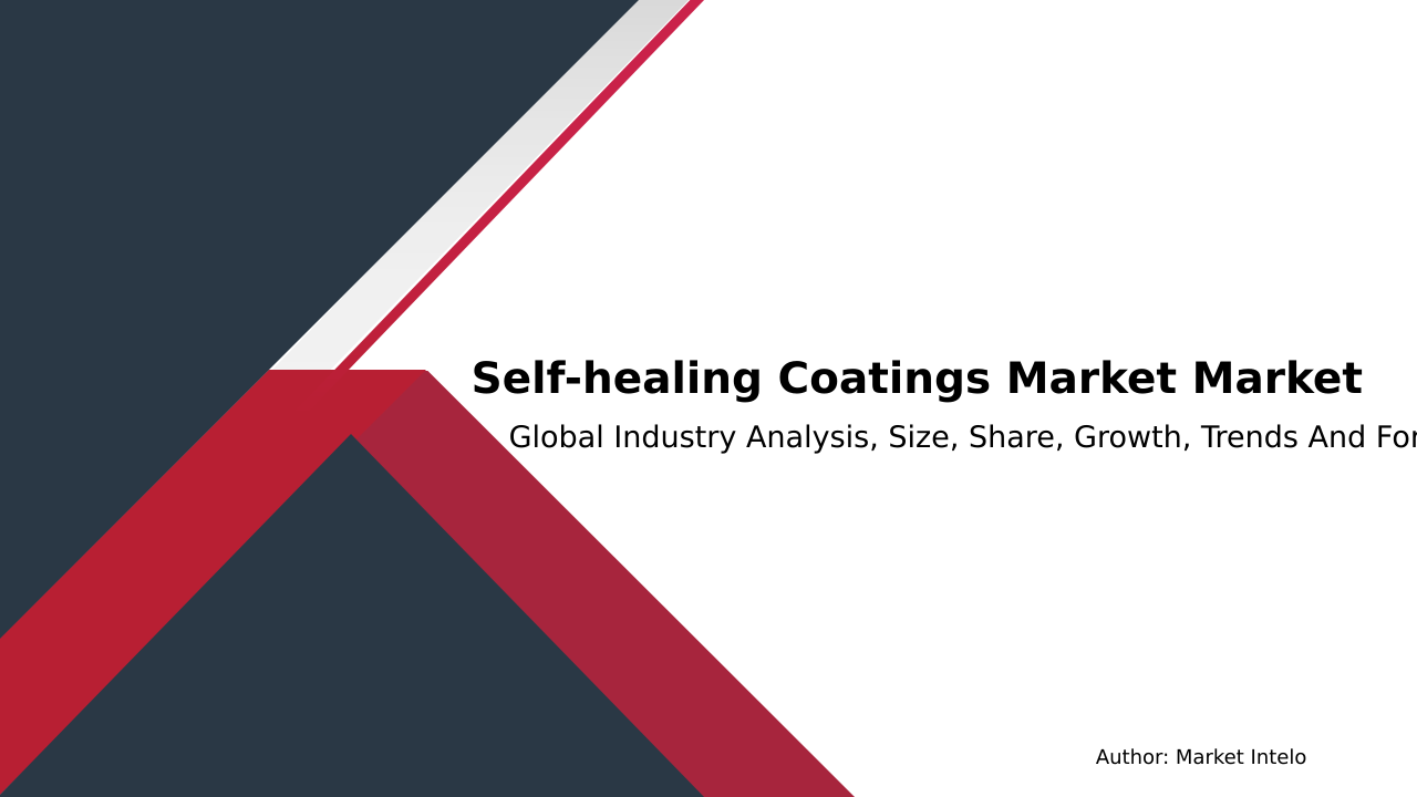 Self-healing Coatings Market Research Report 2033